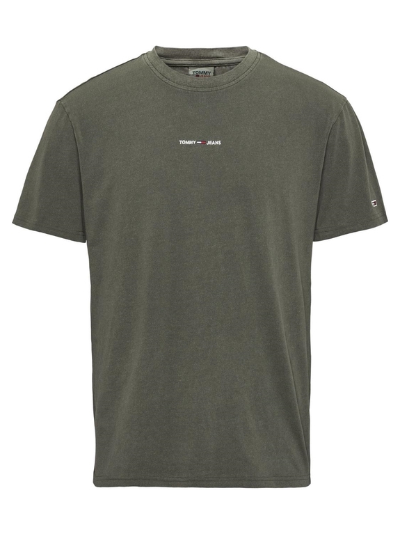 Tommy Jeans TJM D2 Tiny Linear t-shirt - Avalon Green